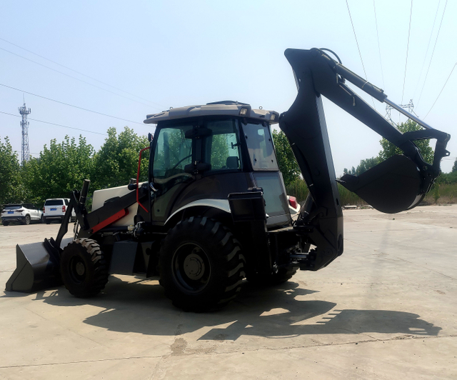 Cummins 75kw High-Power 155L Hydraulic Backhoe Loader