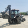Cummins 75kw High-Power 155L Hydraulic Backhoe Loader