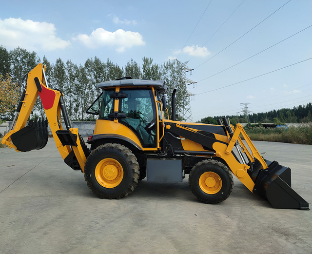 Diesel powered backhoe loader for sale